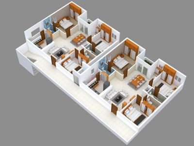 Image of 1685 Sq.ft 3 BHK Apartment / Flat for sale in Tiruchanur, Tirupathi for Rs. 7300000