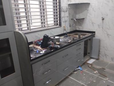 Kitchen Image of 1000 Sq.ft 1 BHK Builder Floor for rent in Ghatlodiya Ahmedabad for Rs. 16500
