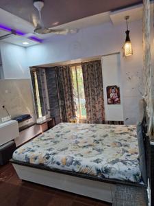 Bedroom Image of 900 Sq.ft 2 BHK Apartment / Flat for rent in Thakur Mahadev Tower, Kandivali East Mumbai for Rs. 60000