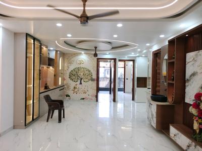 Living Room Image of 1400 Sq.ft 4 BHK Builder Floor for sale in Bharat Vihar New Delhi for Rs. 15000000