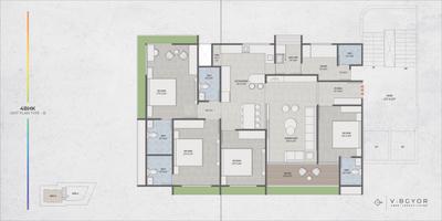 Image of 3600 Sq.ft 4 BHK Apartment / Flat for sale in Aaryarath Vibgyor, Satellite, Ahmedabad for Rs. 32500000