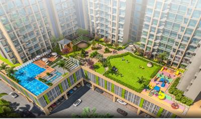 Image of 1290 Sq.ft 2 BHK Apartment / Flat for sale in Nerul, Navi Mumbai for Rs. 18700000