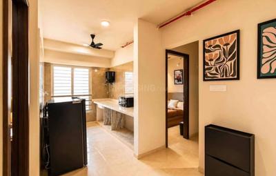Kitchen Image of 750 Sq.ft 1 BHK Apartment / Flat for rent in My Home Abhra, Madhapur Hyderabad for Rs. 12000
