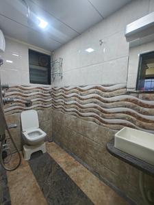 Bathroom Image of 1650 Sq.ft 3 BHK Apartment / Flat for rent in Beverly Park, Nerul Navi Mumbai for Rs. 125000