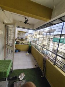 Balcony Image of 1200 Sq.ft 2 BHK Apartment / Flat for rent in Shri Labsons Shreepad Nakhate Towers, Rahatani Pune for Rs. 25500