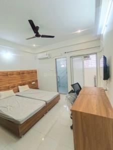 Bedroom Image of 681 Sq.ft 1 RK Apartment / Flat for rent in Scheme 78 Indore for Rs. 15001