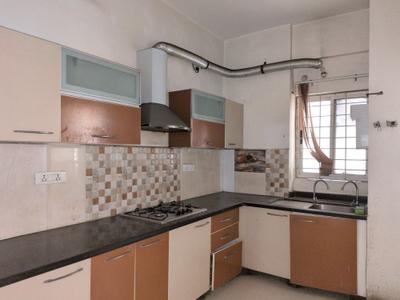 Kitchen Image of 1916 Sq.ft 3 BHK Apartment / Flat for rent in Manjeera Trinity Homes, Kukatpally Hyderabad for Rs. 53000