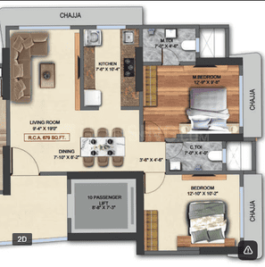 Image of 1198 Sq.ft 3 BHK Apartment / Flat for sale in New India Hem Ratan Apartments And Kamlesh Apartments, Andheri East, Mumbai for Rs. 26600000