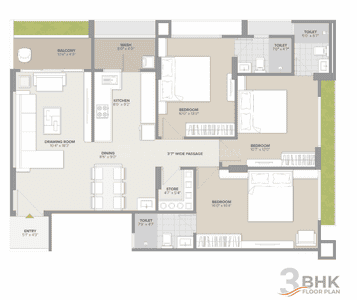Image of 2160 Sq.ft 3 BHK Apartment / Flat for sale in Safalya, Paldi, Ahmedabad for Rs. 14500000