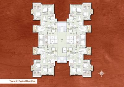 Image of 3860 Sq.ft 4 BHK Apartment / Flat for sale in Adani Amaris, Gota, Ahmedabad for Rs. 28200000