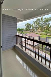 Balcony Image of 652 Sq.ft 2 BHK Apartment / Flat for sale in Vista Construction Company Victoria Urbane Oasis, Sangam Nagar Indore for Rs. 3800000