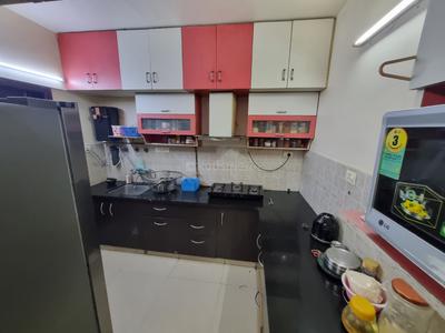Kitchen Image of 1100 Sq.ft 2 BHK Apartment / Flat for rent in Bramhacorp Suncity, Wadgaon Sheri Pune for Rs. 50000