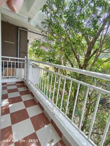 Balcony Image of 600 Sq.ft 1 BHK Builder Floor for rent in The HSR Club residency, HSR Layout Bengaluru for Rs. 21000
