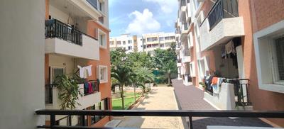Balcony Image of 650 Sq.ft 1 BHK Apartment / Flat for sale in Disha Courtyard, Whitefield Bengaluru for Rs. 8000000