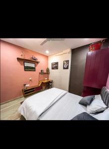 Bedroom Image of 1500 Sq.ft 3 BHK Apartment / Flat for rent in Malviya Nagar Jaipur for Rs. 55000