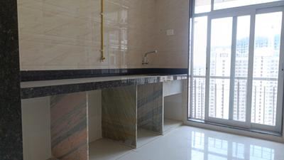 Kitchen Image of 650 Sq.ft 1 BHK Apartment / Flat for sale in Bhagwati Belmont, Kasarvadavali Thane for Rs. 5900000