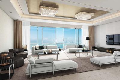 Living Room Image of 1450 Sq.ft 3 BHK Apartment / Flat for sale in Piramal Mahalaxmi North Tower 3, Worli Mumbai for Rs. 104600000