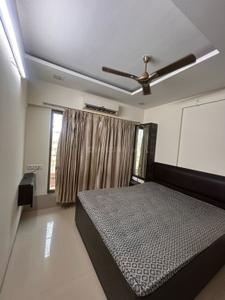 Bedroom Image of 670 Sq.ft 1 BHK Apartment / Flat for rent in Vaibhavlaxmi Aurigae Residency, Kandivali East Mumbai for Rs. 39000