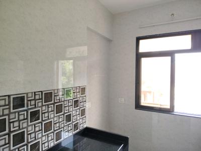Kitchen Image of 465 Sq.ft 1 BHK Apartment / Flat for rent in Kasarvadavali Thane for Rs. 17999
