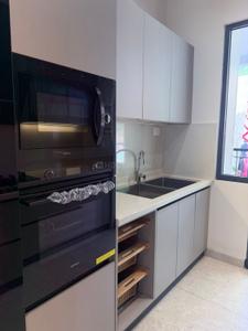 Kitchen Image of 1100 Sq.ft 3 BHK Apartment / Flat for sale in Stellar Heights, Sanauli Zirakpur for Rs. 12500000