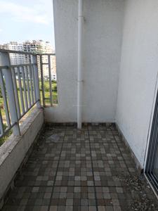 Bedroom Three Image of 1100 Sq.ft 3 BHK Apartment / Flat for rent in Majestique Rhythm County, Handewadi Pune for Rs. 26000