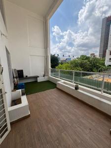 Balcony Image of 2600 Sq.ft 4 BHK Apartment / Flat for rent in Nirmiti Crimson Dale, Baner Pune for Rs. 75000