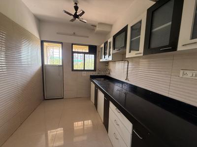 Kitchen Image of 750 Sq.ft 2 BHK Apartment / Flat for rent in Kasarvadavali Thane for Rs. 31000