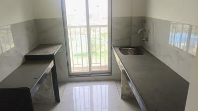 Kitchen Image of 430 Sq.ft 1 BHK Apartment / Flat for sale in Kasarvadavali Thane for Rs. 6000000