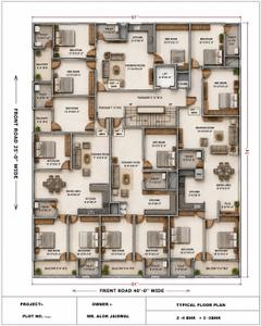 Image of 1550 Sq.ft 3 BHK Apartment / Flat for sale in Sector 104, Noida for Rs. 6200000