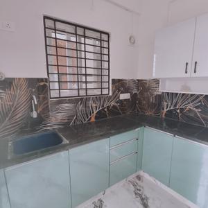 Kitchen Image of 610 Sq.ft 1 BHK Apartment / Flat for rent in Kasturi Nagar Bengaluru for Rs. 19000