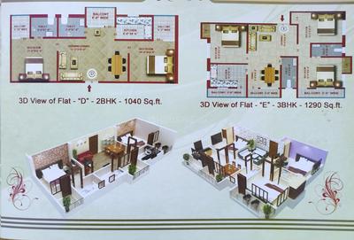 Image of 1370 Sq.ft 3 BHK Apartment / Flat for sale in Ramnagar, Hazaribagh for Rs. 4400000