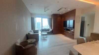 Living Room Image of 1450 Sq.ft 3 BHK Apartment / Flat for rent in Indiabulls Blu, Worli Mumbai for Rs. 400000