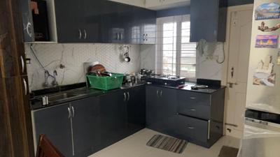 Kitchen Image of 1200 Sq.ft 2 BHK Apartment / Flat for rent in Kasturi Nagar Bengaluru for Rs. 46000