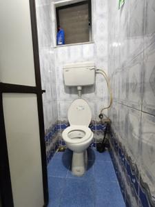 Bathroom Image of 650 Sq.ft 1 BHK Apartment / Flat for rent in Kopar Khairane Navi Mumbai for Rs. 35000