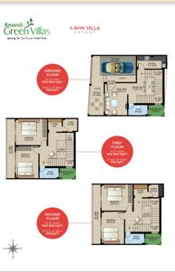Floor Plan Image of 2130 Sq.ft 4 BHK Villa for sale in Anisabad Patna for Rs. 11715000