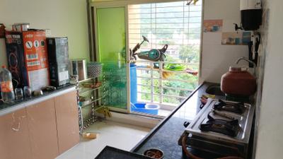 Kitchen Image of 616 Sq.ft 2 BHK Apartment / Flat for rent in Bhakti Bellavue, Khopoli Navi Mumbai for Rs. 14000