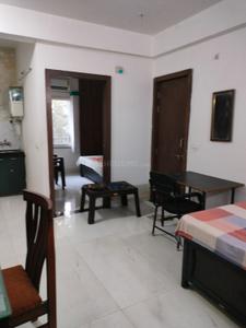 Living Room Image of 750 Sq.ft 1 BHK Apartment / Flat for rent in Rathi Hare Krishna Residency, Instrumentation Limited Colony Kota for Rs. 14000