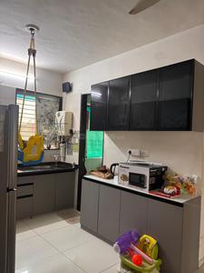 Kitchen Image of 1230 Sq.ft 2 BHK Apartment / Flat for sale in Vedant Pearl Garden, Bhayli Vadodara for Rs. 3400000