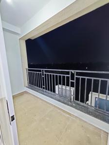 Balcony Image of 1330 Sq.ft 3 BHK Apartment / Flat for rent in Shivom Elysiya, Paschim Putiary Kolkata for Rs. 35000