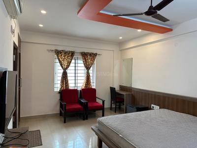 Bedroom Image of 350 Sq.ft 1 RK Builder Floor for rent in Halasuru Bengaluru for Rs. 19750