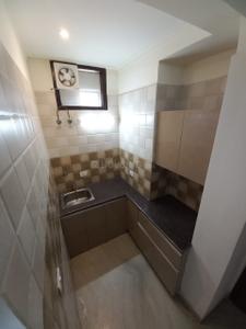 Kitchen Image of 1500 Sq.ft 1 BHK Builder Floor for rent in Sector 56 Gurgaon for Rs. 25000