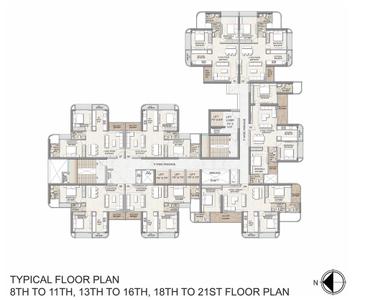 Image of 2381 Sq.ft 4 BHK Apartment / Flat for sale in Airoli, Navi Mumbai for Rs. 44900000