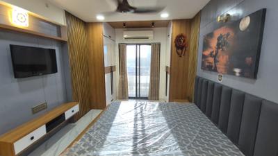 Bedroom Image of 1400 Sq.ft 2 BHK Apartment / Flat for rent in Vishwanath Sharanam 8, Jodhpur Ahmedabad for Rs. 36000