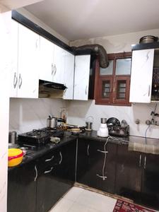Kitchen Image of 915 Sq.ft 3 BHK Builder Floor for sale in Bharat Vihar New Delhi for Rs. 7000000