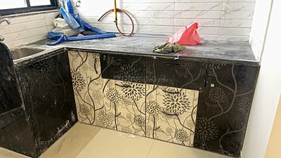 Kitchen Image of 1152 Sq.ft 2 BHK Apartment / Flat for sale in Om Pratham Paradise, Vatva Ahmedabad for Rs. 3250000