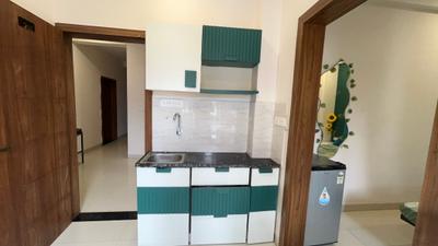 Kitchen Image of 1500 Sq.ft 1 BHK Builder Floor for rent in Scheme No 114 Indore for Rs. 18000