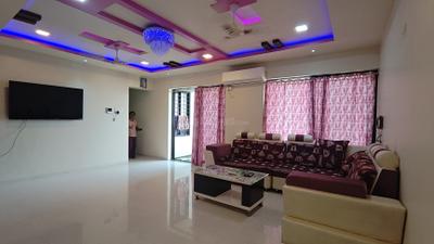 Living Room Image of 1150 Sq.ft 2 BHK Apartment / Flat for rent in Malpani Saffron, Pathardi Phata Nashik for Rs. 28000
