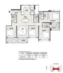 Image of 2320 Sq.ft 4 BHK Apartment / Flat for sale in Paranjape Blue Ridge, Hinjawadi, Pune for Rs. 22000000