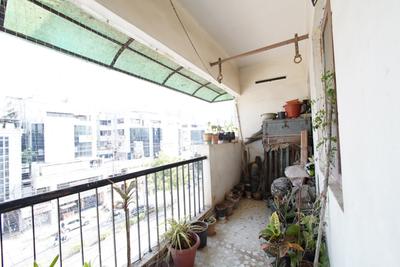Balcony Image of 1080 Sq.ft 2 BHK Apartment / Flat for sale in Bopal Ahmedabad for Rs. 5000000