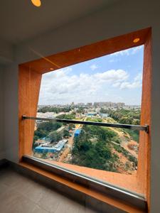 Balcony Image of 1280 Sq.ft 1 BHK Apartment / Flat for rent in Purva Atmosphere, R.K. Hegde Nagar Bengaluru for Rs. 52000